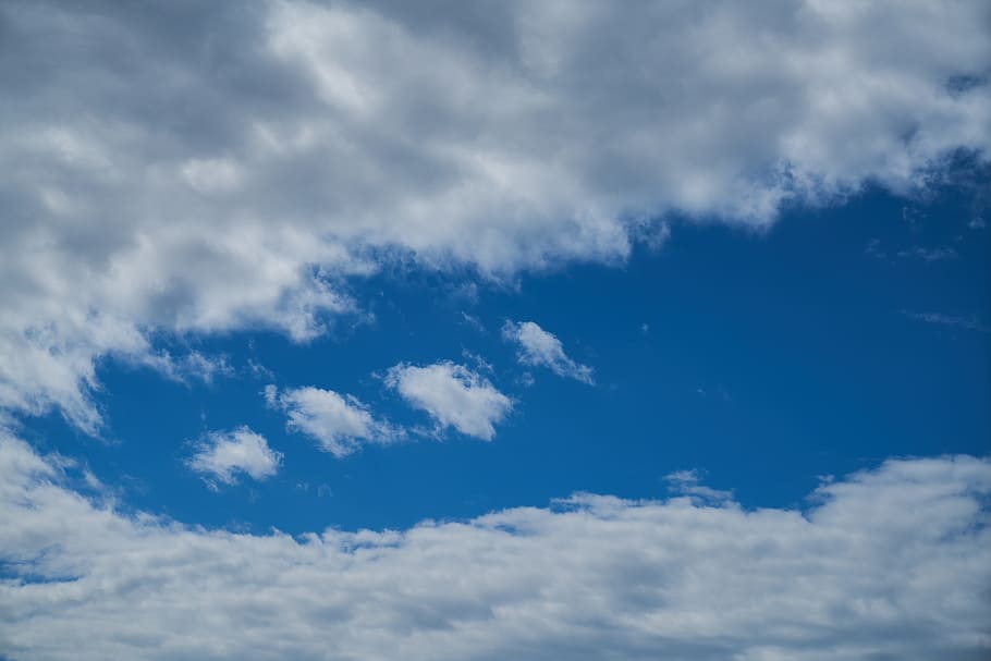 cloud, blue, summer, clouds, white, landscape, nature, white clouds HD wallpaper