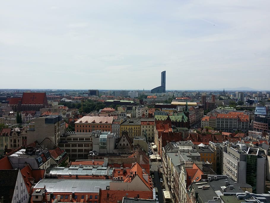 city, wrocław, architecture, buildings, poland, the city centre, HD wallpaper