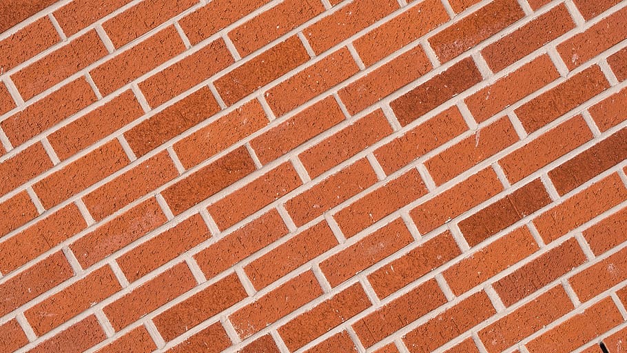 Brick, Wall, Tilted, Texture, architecture, construction, urban HD wallpaper