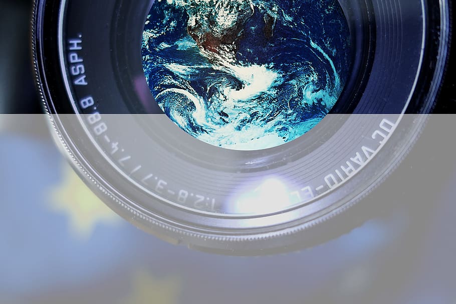 camera, earth, photograph, lens, globe, digital, photography, HD wallpaper