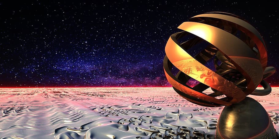 planet, surreal, space, sky, night, astronomy, nature, no people HD wallpaper