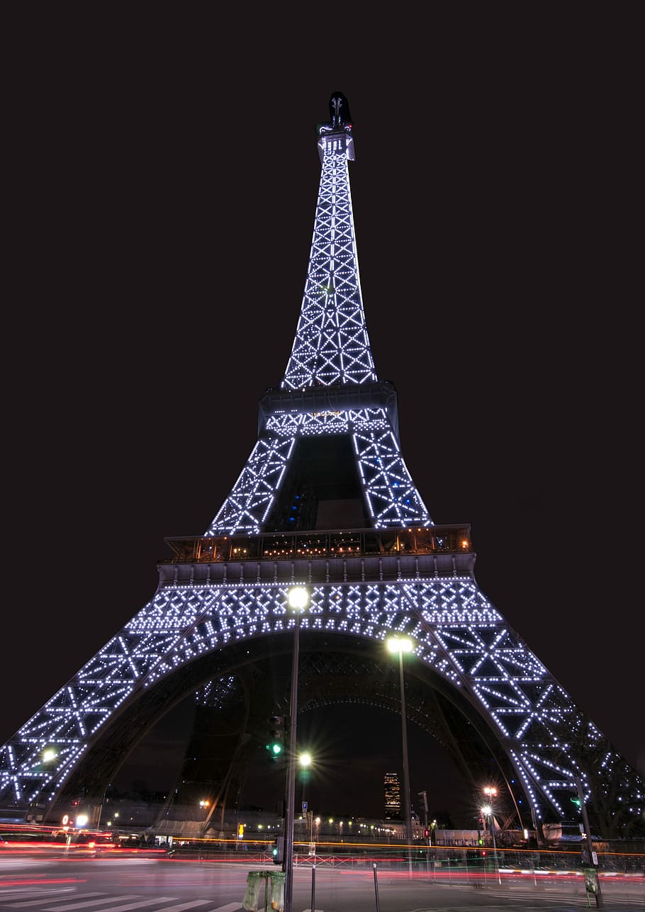 Eiffel Tower, Monument, Paris, France, architecture, heritage, HD wallpaper