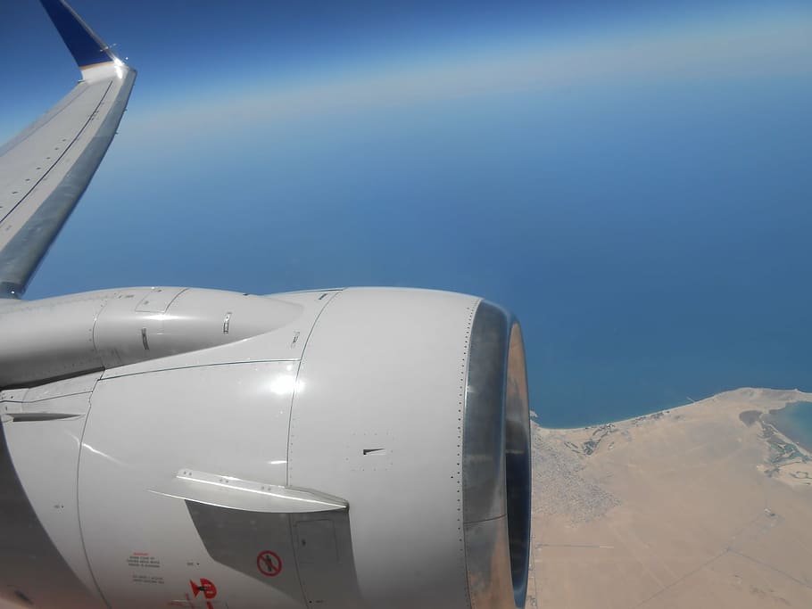 aircraft, engine, fly, mode of transportation, airplane, sky HD wallpaper