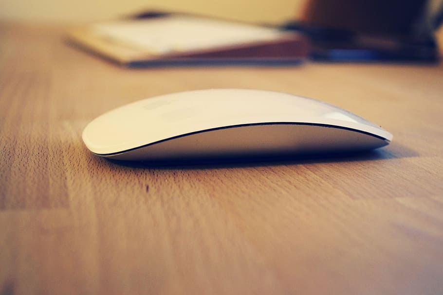 mouse, apple inc, design, flat, abstract, light, art, blur HD wallpaper