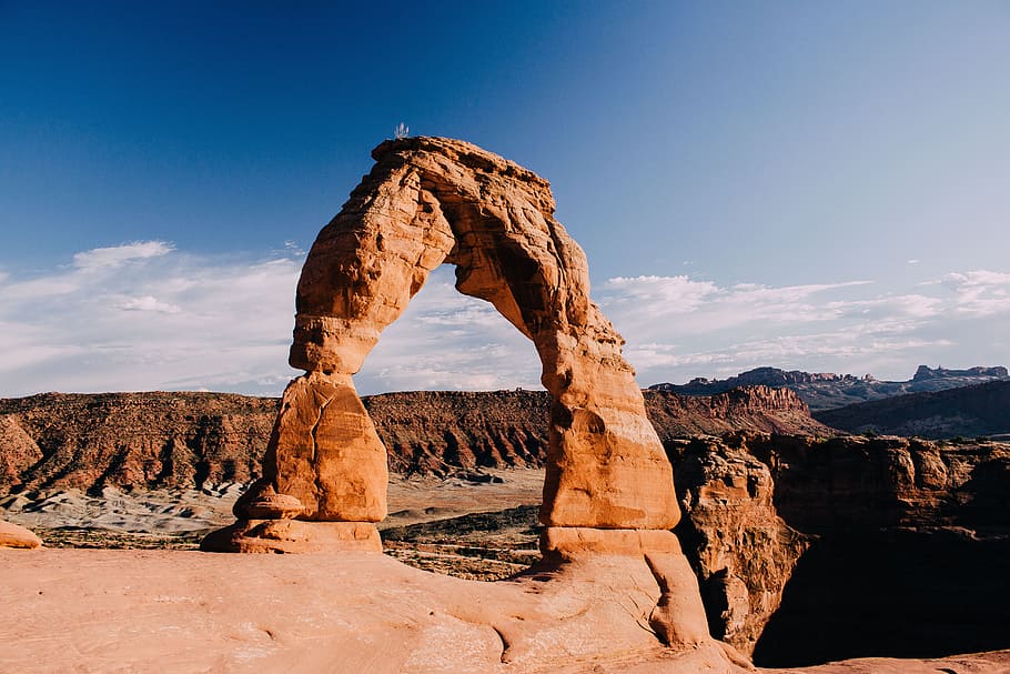 landscape photography of rock formation, landscape photography of rock formations HD wallpaper