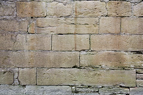stone, wall, brick, old, rau, cube, pattern, concrete, background HD wallpaper