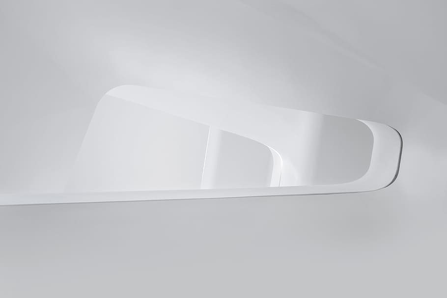 architecture, building, infrastructure, stairs, design, white color HD wallpaper