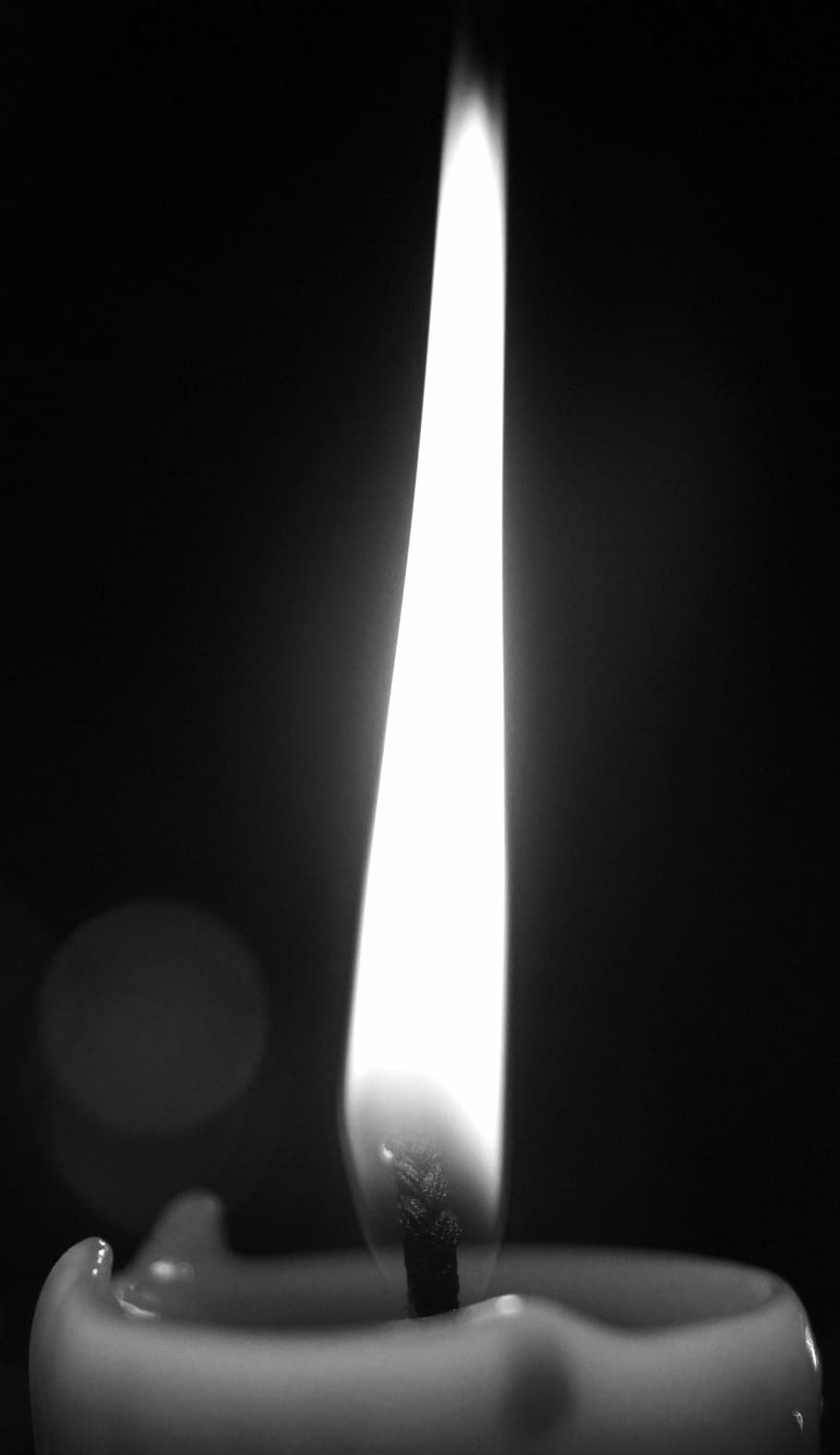 candle, flame, light, candlelight, burning, fire, wax, bright HD wallpaper