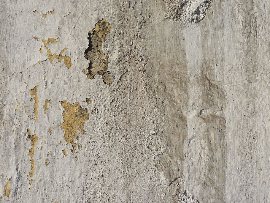 closeup photo of concrete wall, texture, old paint, flake, peel HD wallpaper