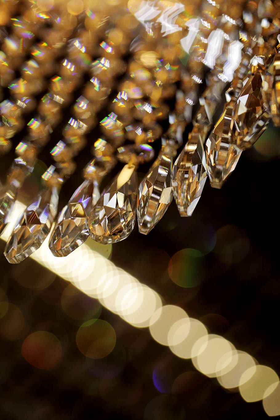 crystal, flash, unreal, jewelry, close-up, selective focus HD wallpaper