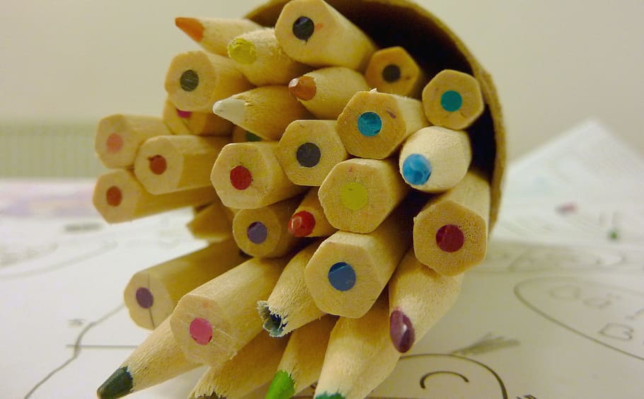 pens, colored pencils, paint, colour pencils, colorful, draw