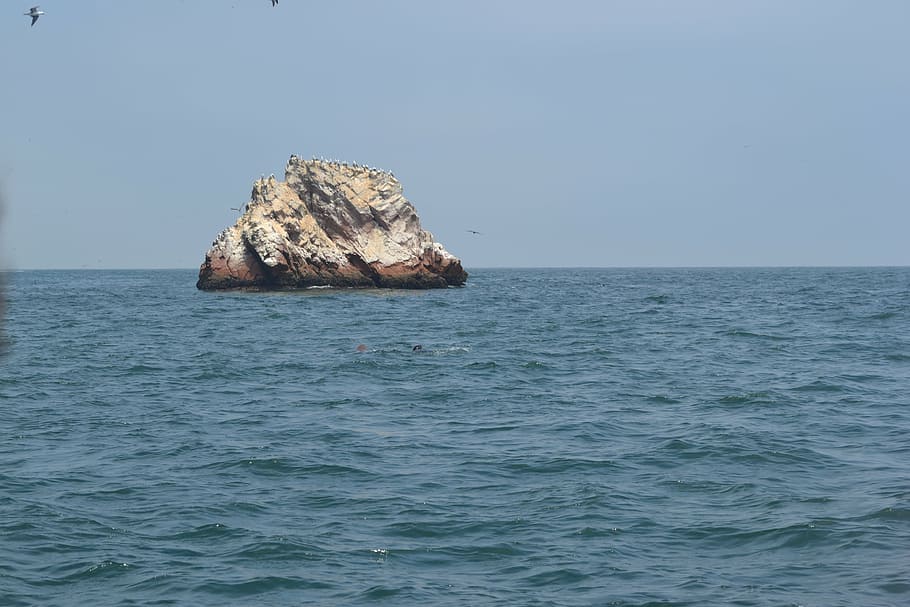 sea, ocean, water, rock - object, nature, no people, outdoors HD wallpaper