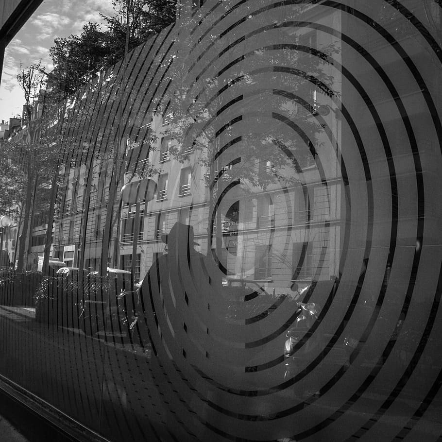 paris, street, showcase, reflection, light, built structure HD wallpaper