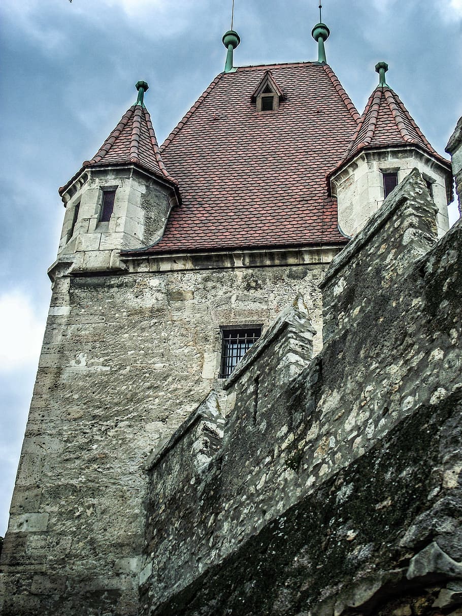 building, architecture, window, austria, masonry, stone, home HD wallpaper