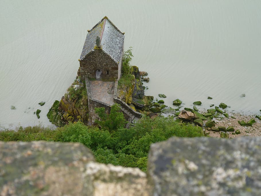 home, sea, coast, built structure, architecture, plant, nature HD wallpaper