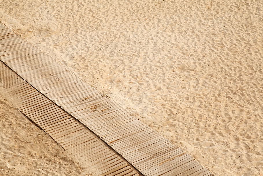 beach, boardwalk, coast, desert, dune, empty, path, sand, sandy, HD wallpaper
