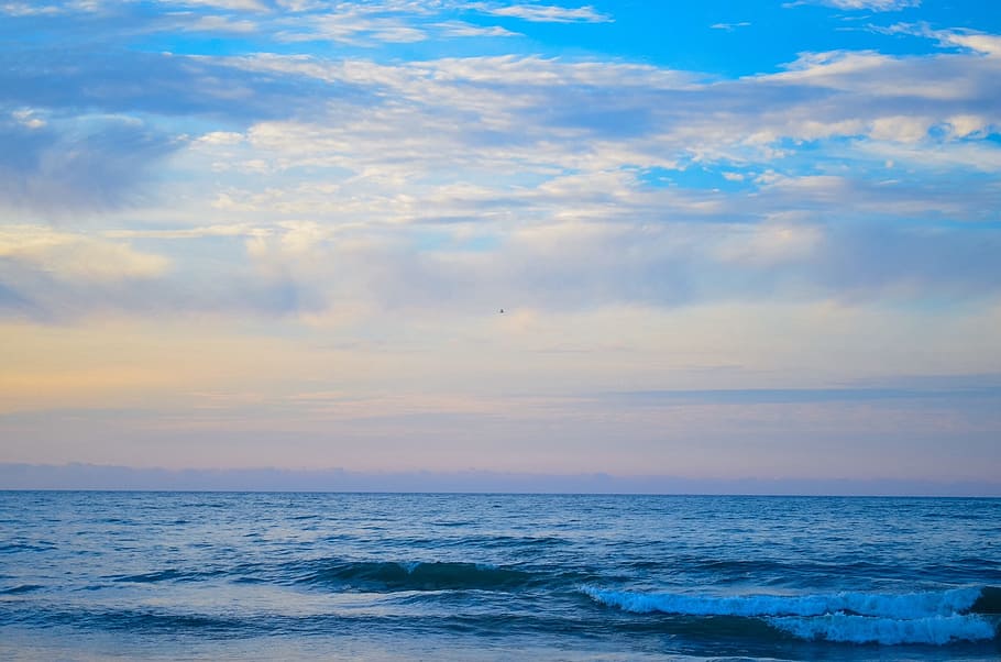 Sea, Life, Peace, Beach, Sunset, Mexico, blue, afternoon, landscape HD wallpaper