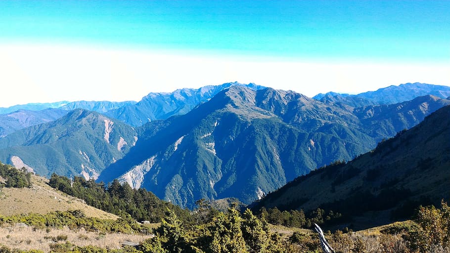 mountain, taiwan, nature, landscape, scenics, outdoors, mountain range HD wallpaper