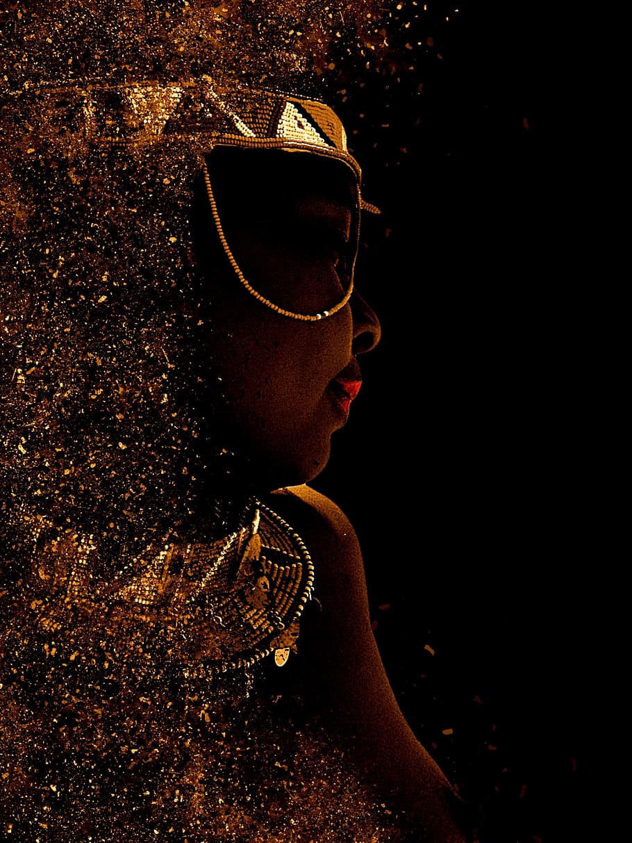 Woman, Portrait, Human, Maori, sunglasses, dark skinned, fiery, HD wallpaper