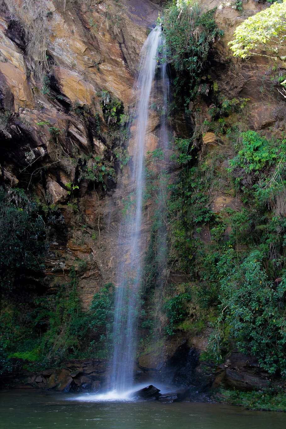 waterfall, nature, ecotourism, motion, long exposure, scenics - nature HD wallpaper