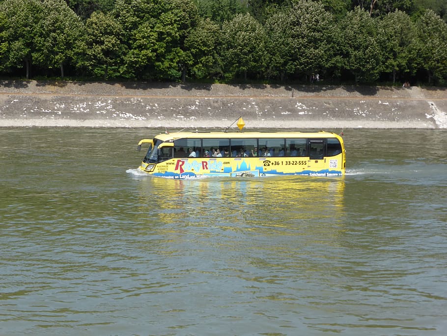 budapest, danube, water bus, mode of transportation, nautical vessel HD wallpaper