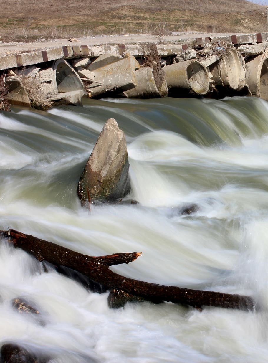 river, water, fast, flow, white, nature, waterfall, stream HD wallpaper