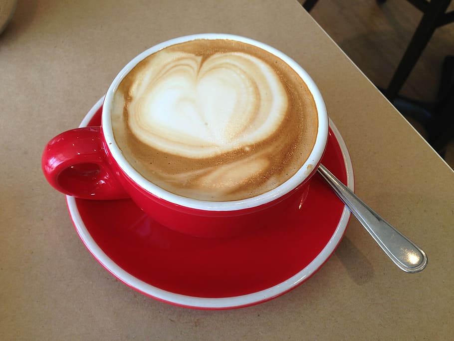 Coffee, Retro, Heart, coffee cup, coffee - drink, food and drink HD wallpaper