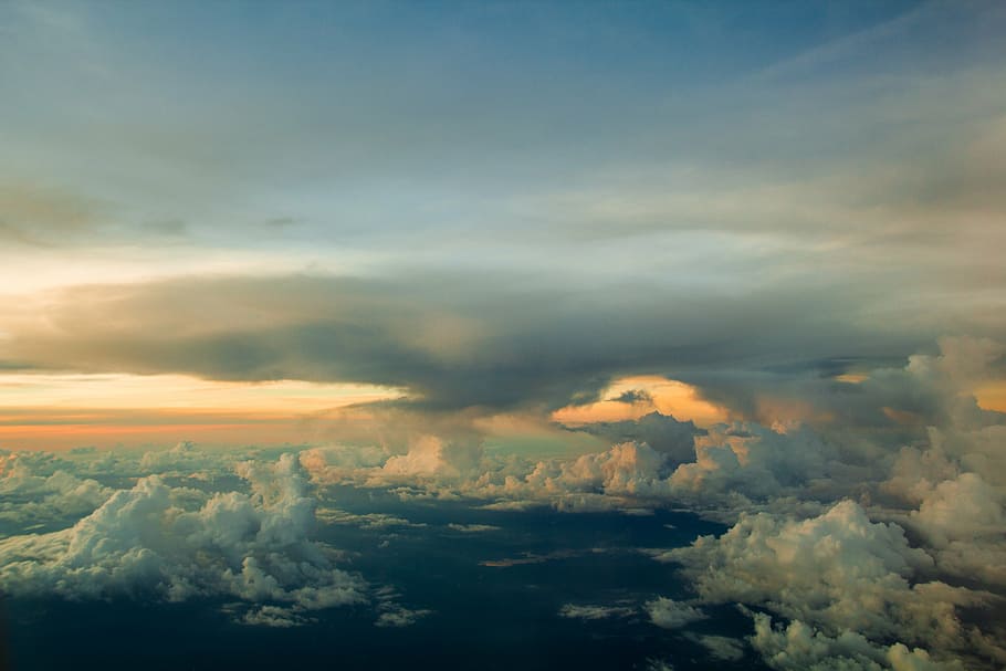 cloud, sun, sky, nature, light, summer, weather, sunlight, sunny HD wallpaper