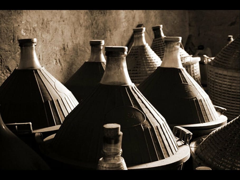 wine, cellar, italy, ancient, lights, bottle, container, household equipment HD wallpaper
