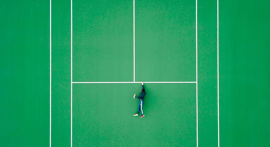 person lying on green and white floor, people, man, illusion HD wallpaper