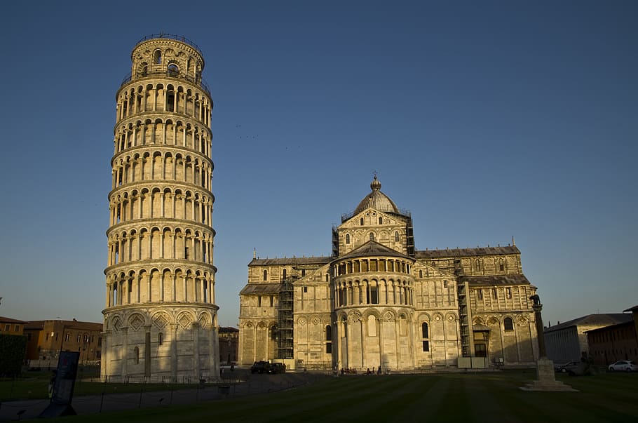 pisa, campanile, leaning tower, italy, tuscany, places of interest, HD wallpaper