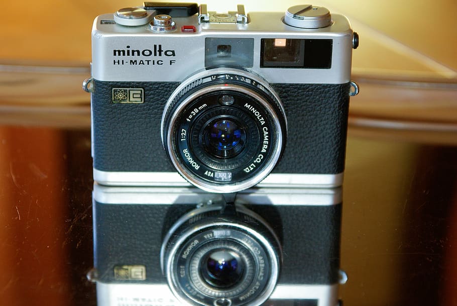 camera, former, minolta, technology, photography themes, close-up HD wallpaper