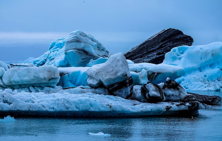 cold, glacier, iceberg, melting, climate change, environment