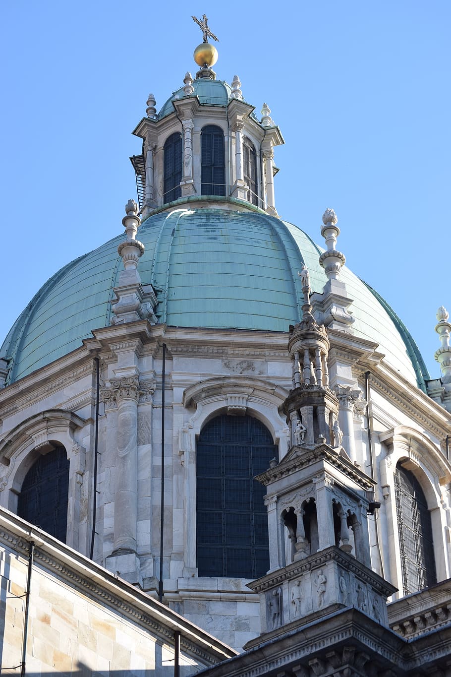dome, duomo, como, lombardy, italy, church, monument, cathedral HD wallpaper