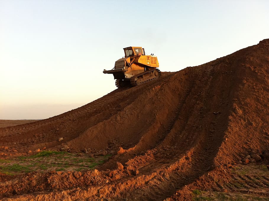 travel, earth, work, sky, machinery, industry, construction industry HD wallpaper
