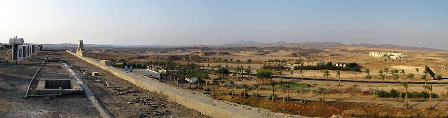 hotel, panorama, vacations, park, road, transportation, sky HD wallpaper