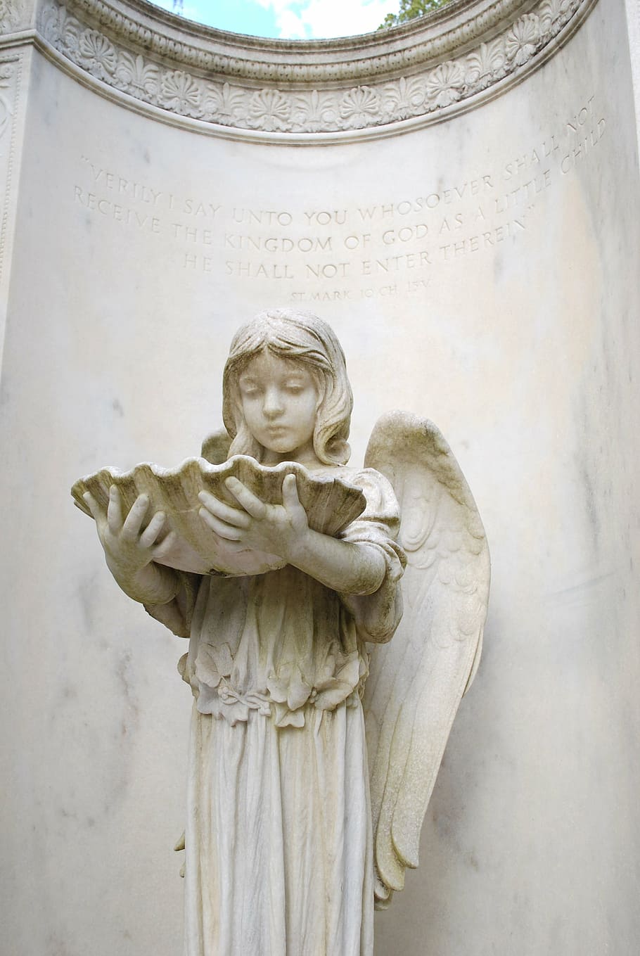 monument, cemetery, angel, statue, gravestone, savannah, bonaventure HD wallpaper