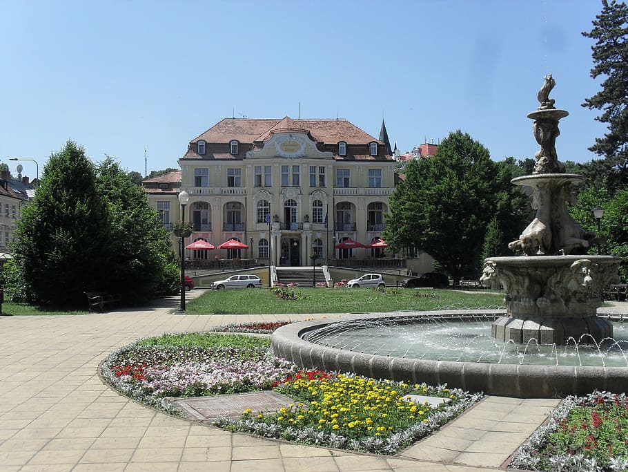 teplice, building, roofs, tourism, town, travel, view, architecture HD wallpaper