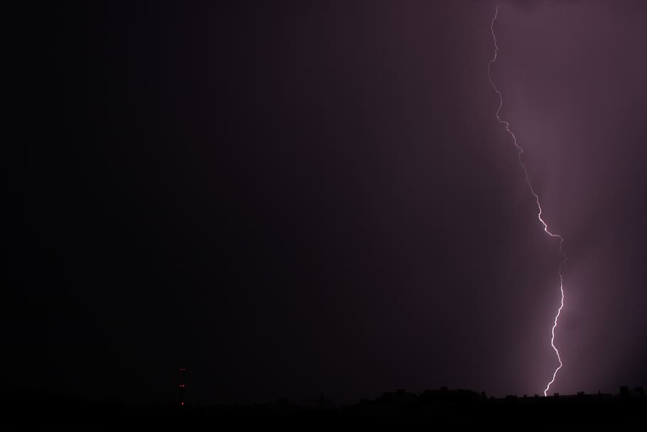 storm, lightning, plasma, clouds, cloud cover, white, blue HD wallpaper