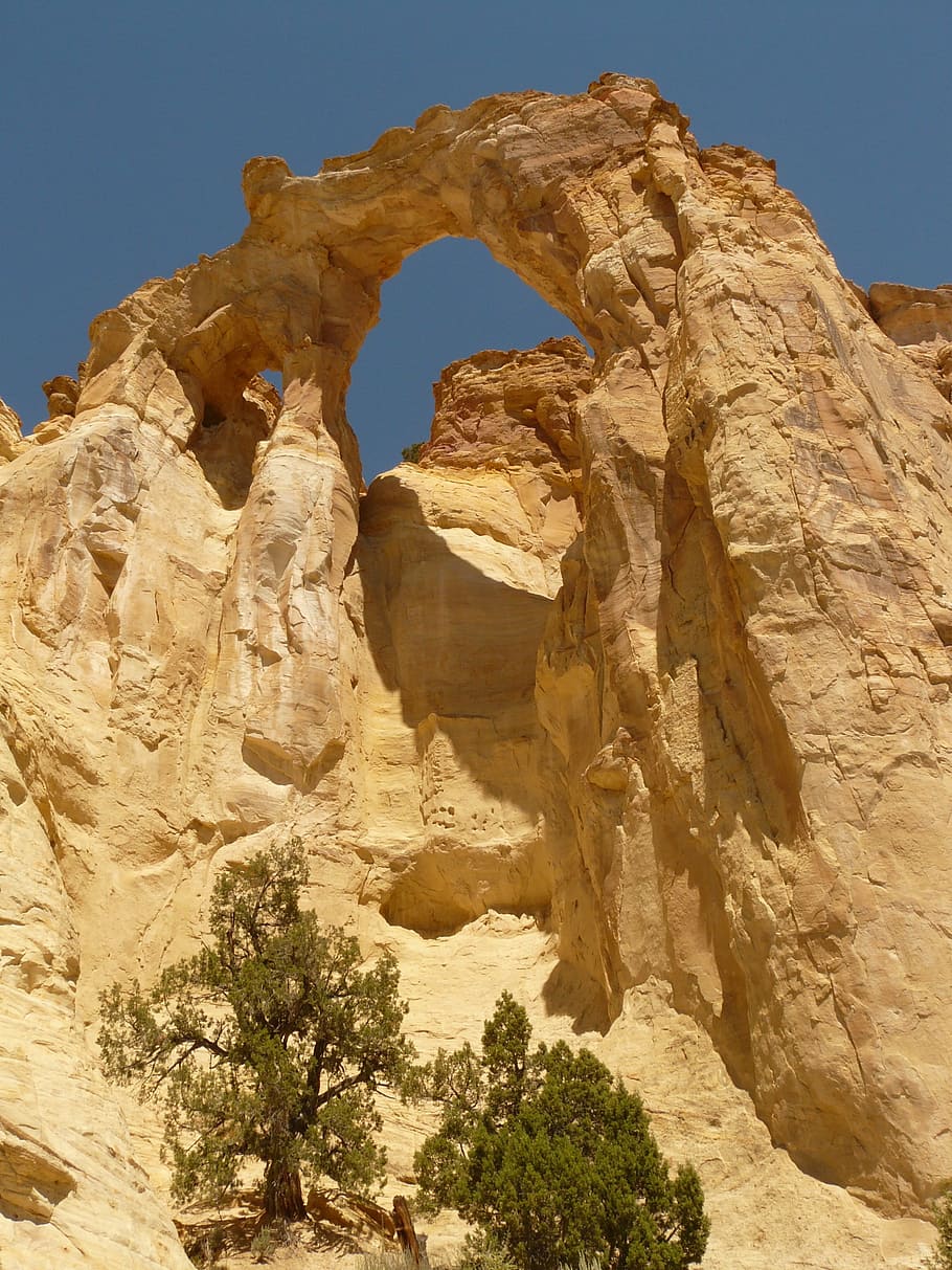 grosvenor arch, grand staircase escalante, national park, usa, HD wallpaper