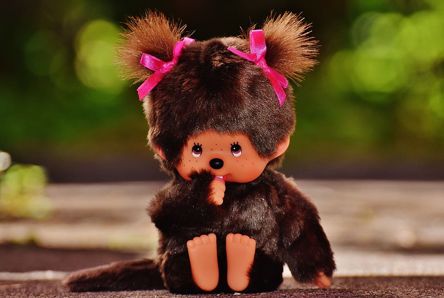 Hd Wallpaper Monchhichi Soft Toy Cult Cute Toys Children Funny Sweet Wallpaper Flare