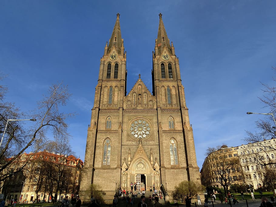 church, prague, building, historically, autumn, gothic, cathedral HD wallpaper