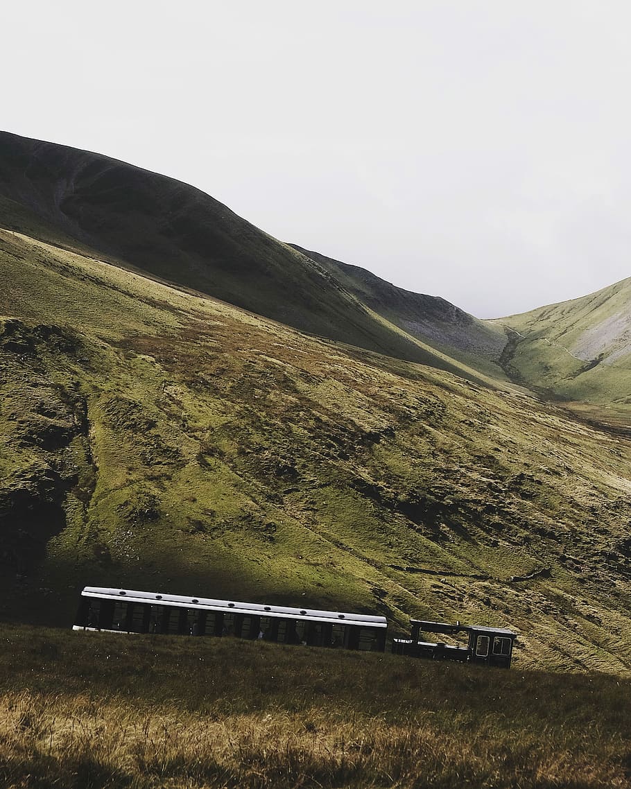 The Snowdon Mountain Railway, untitled, hill, train, highland HD wallpaper