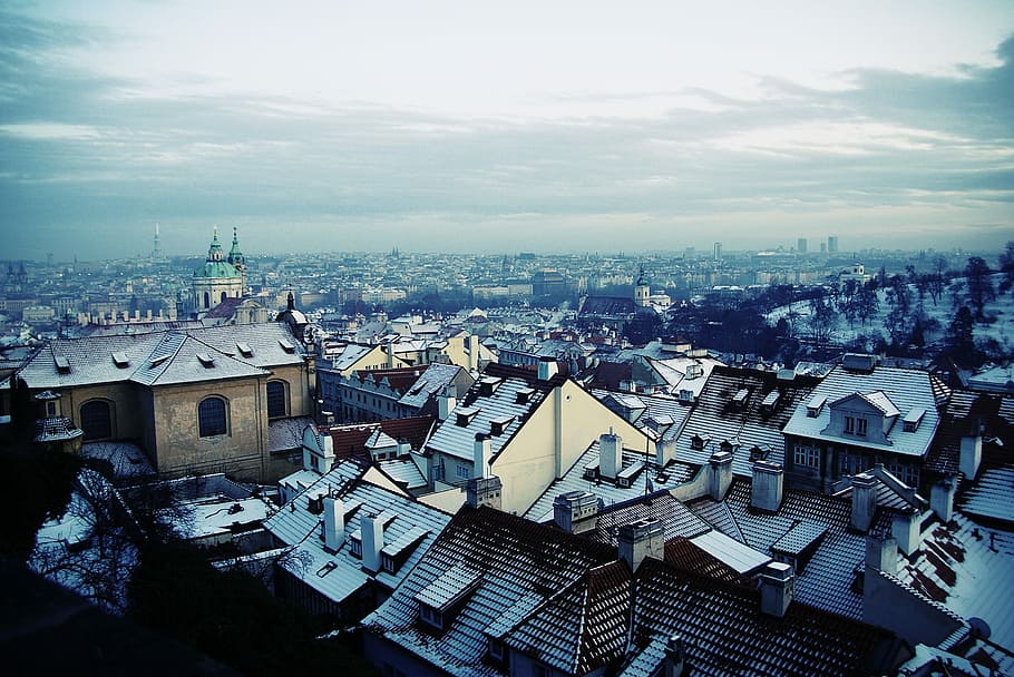 city landscape, cityscape, architecture, roof, urban Scene, europe HD wallpaper