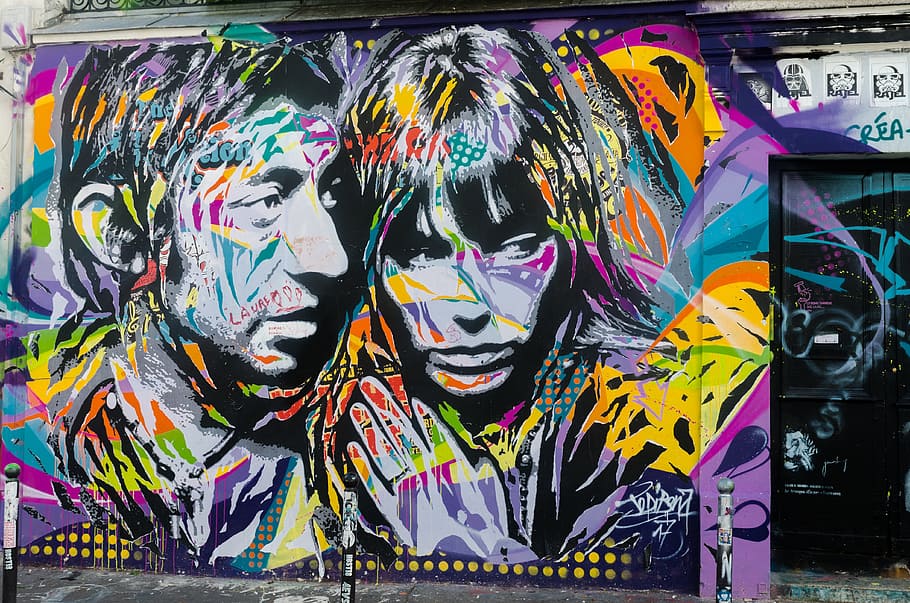 graffiti, color, art, spray, multi colored, creativity, art and craft HD wallpaper