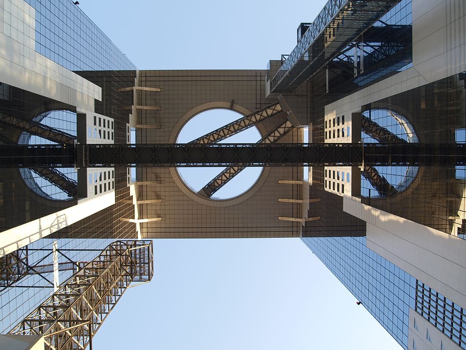 modern, architecture, sky, expression, city, building, built structure HD wallpaper