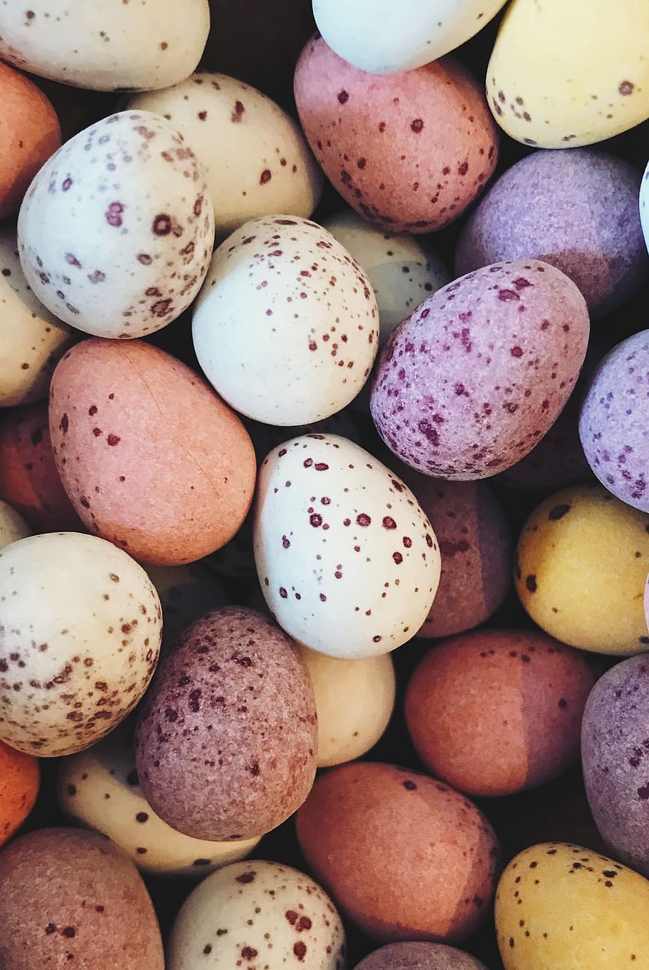 assorted egg lot, assorted-color egg lot, spot, pattern, light HD wallpaper