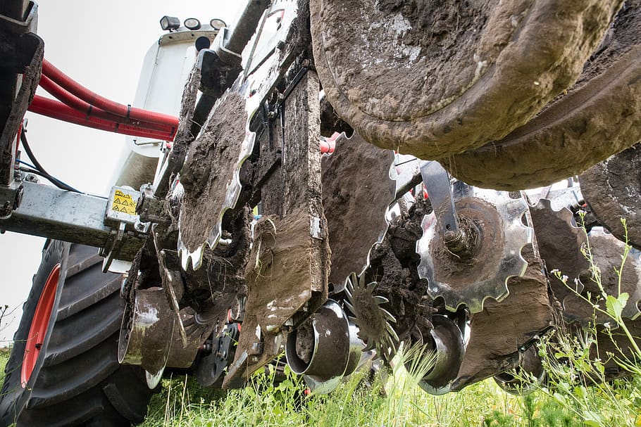 tractor, gülle, liquid manure spreader, fertilization, güllefaß, HD wallpaper