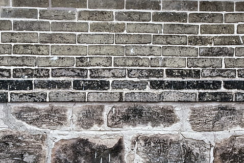 Backdrop, Wall, Brick, Stone, Brown, gray, grey, texture, rock HD wallpaper