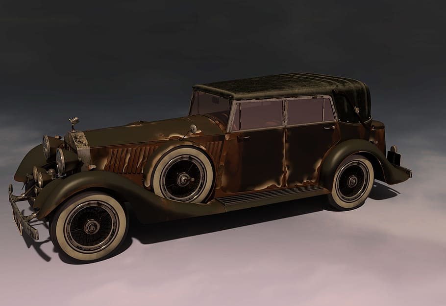 oldtimer, auto, pkw, nostalgia, automotive, top, rusty, rarity HD wallpaper